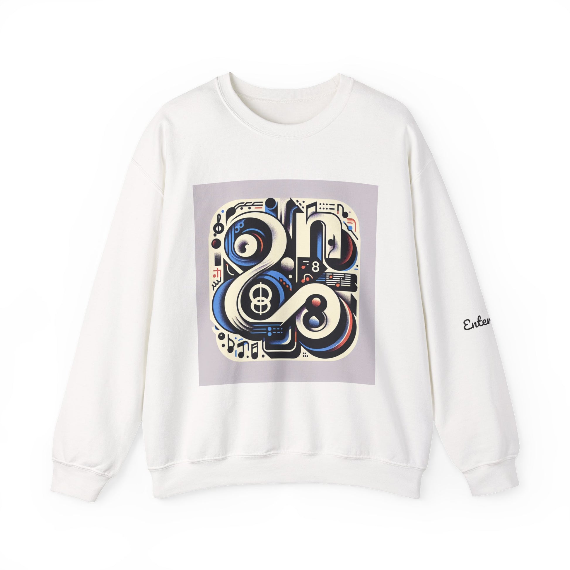 Artistic Unisex Crewneck Sweatshirt with Unique Graphic Design, Cozy Layer, Gift for Art Lovers, Trendy Streetwear, Perfect for Fall