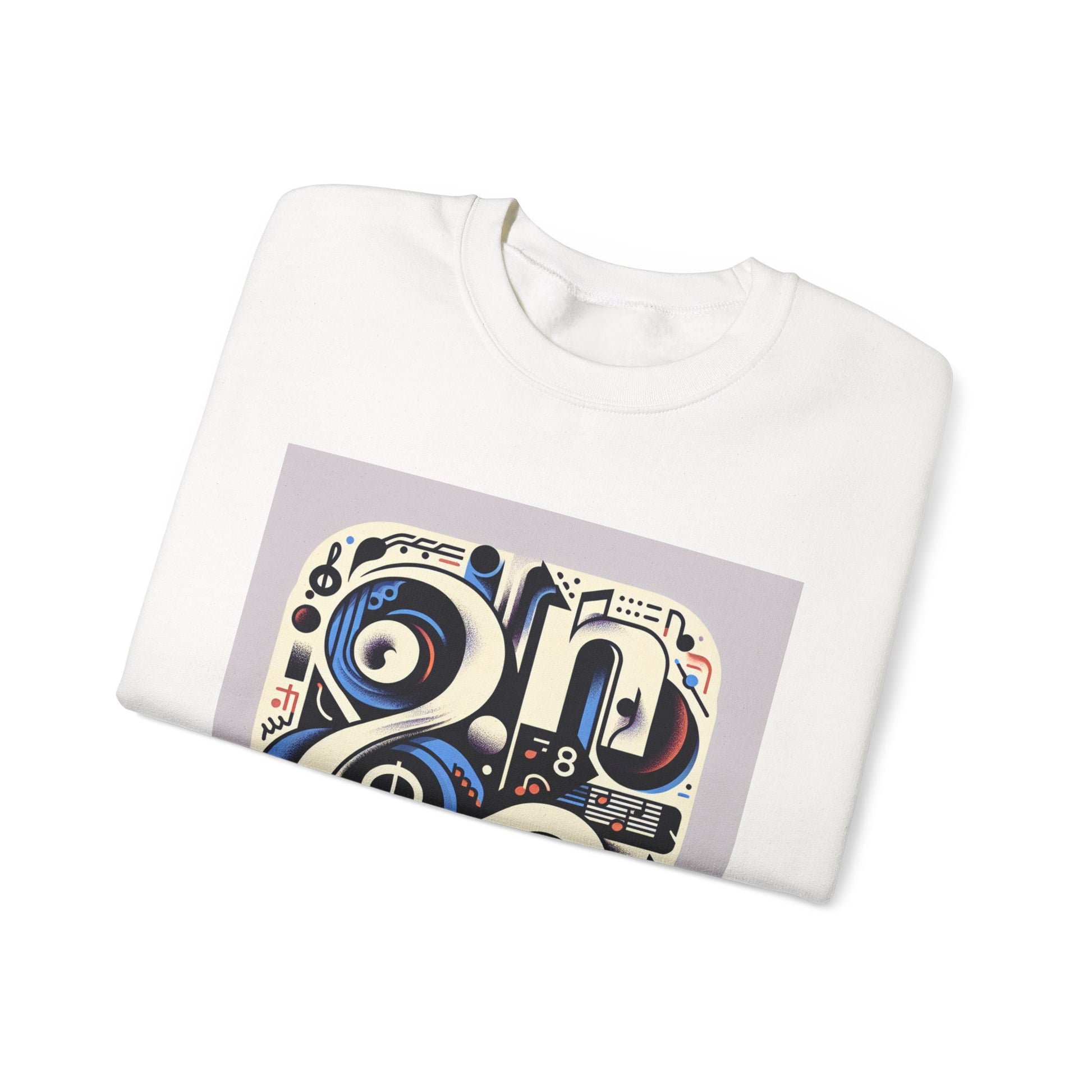 Artistic Unisex Crewneck Sweatshirt with Unique Graphic Design, Cozy Layer, Gift for Art Lovers, Trendy Streetwear, Perfect for Fall