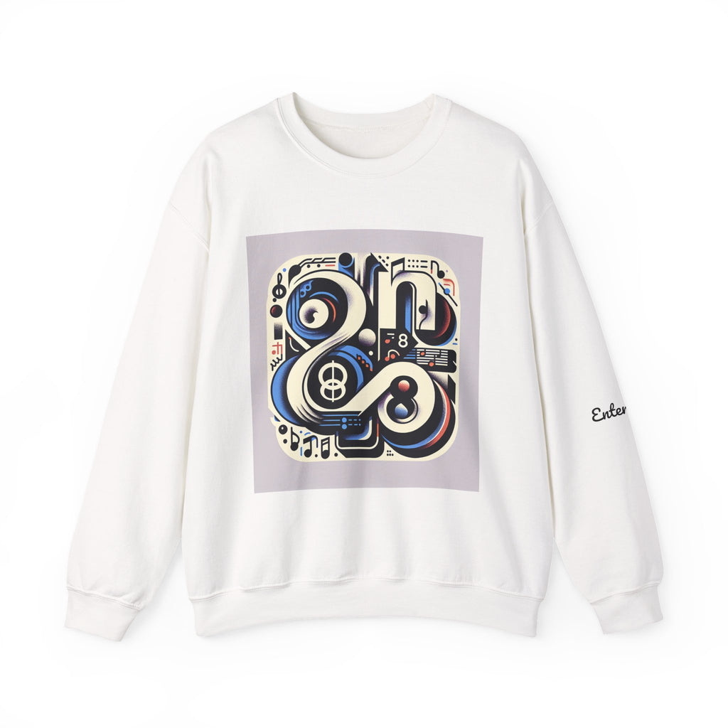 Artistic Unisex Crewneck Sweatshirt with Unique Graphic Design, Cozy Layer, Gift for Art Lovers, Trendy Streetwear, Perfect for Fall