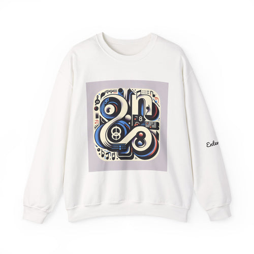 Artistic Unisex Crewneck Sweatshirt with Unique Graphic Design, Cozy Layer, Gift for Art Lovers, Trendy Streetwear, Perfect for Fall